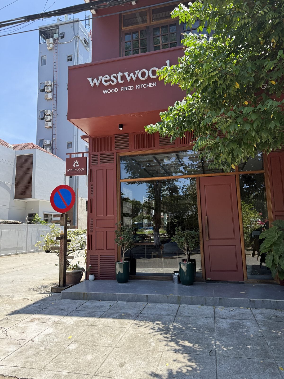 Westwood Da Nang exterior on Nguyen Tu Gian Street