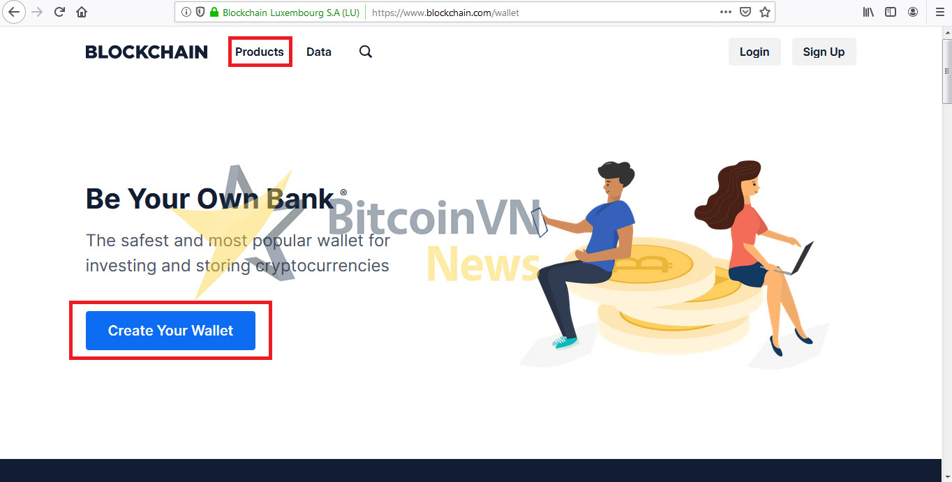 Đăng ký Tài khoản Blockchain