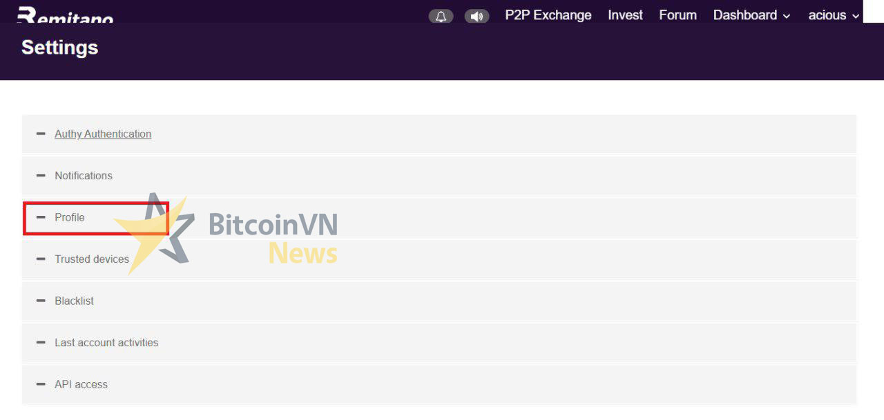 Remitano verify account