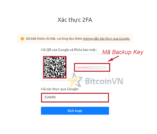 Hướng dẫn xác thực 2 lớp 2FA