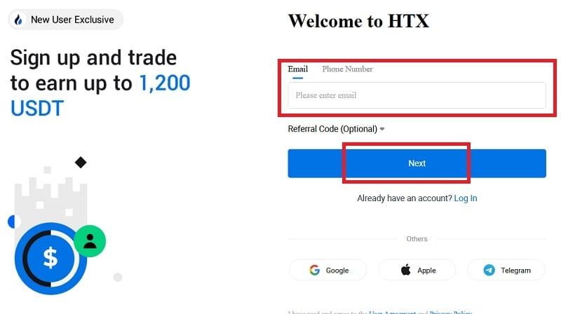 Nhập email của bạn