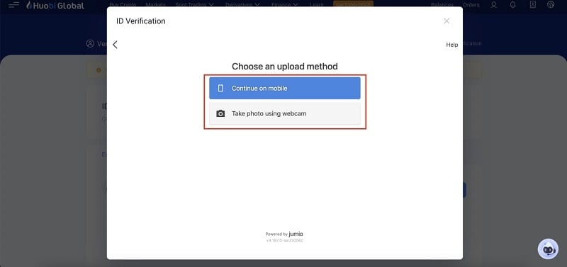 Chọn cách tải lên hình ảnh
