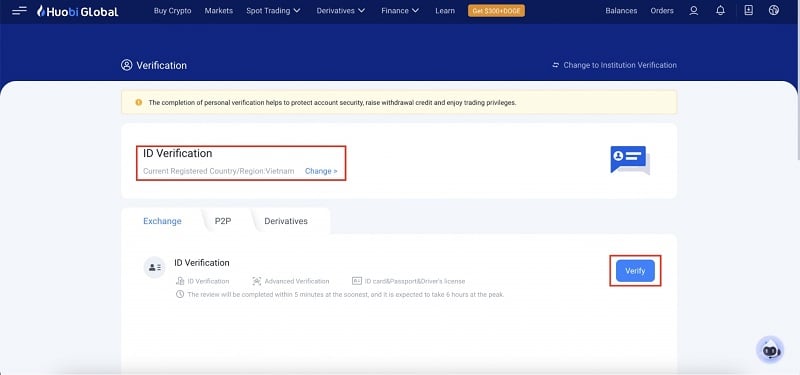Kiểm tra quốc tịch và xác nhận