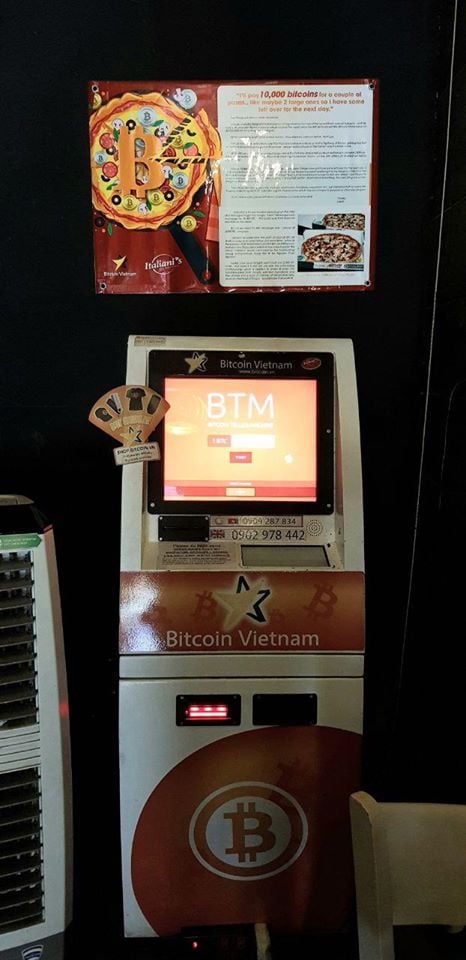BitcoinVN Bitcoin ATM inside a restaurant