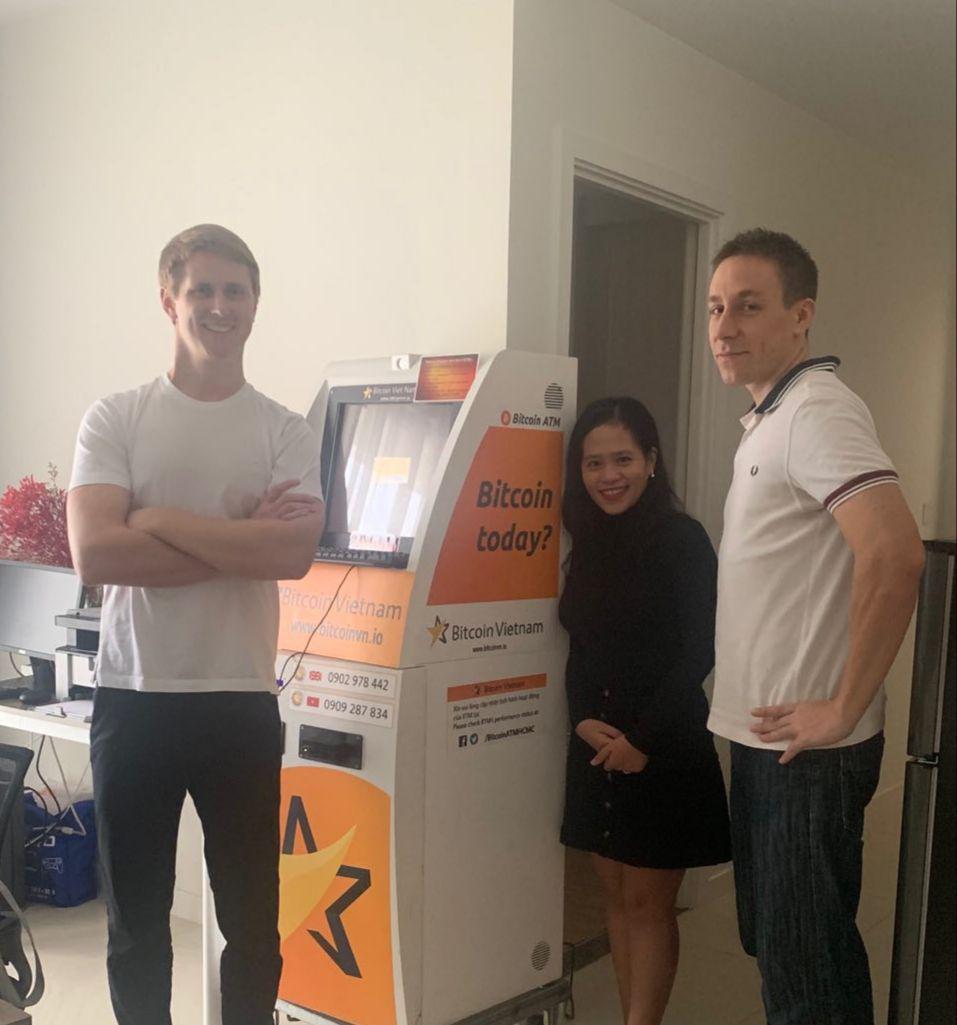 John Riggins, Bao-Phuong (Paige) Nguyen and Dominik Weil.