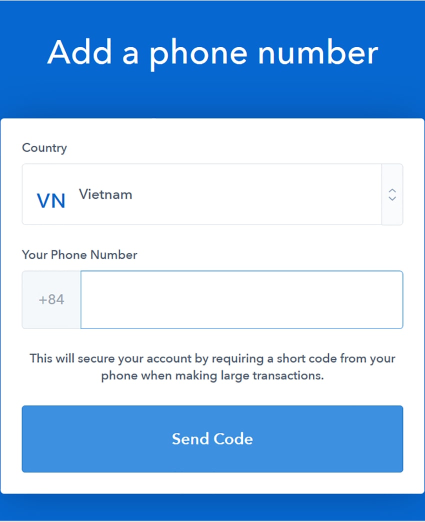 Hướng dẫn tạo và sử dụng ví Bitcoin trên Coinbase