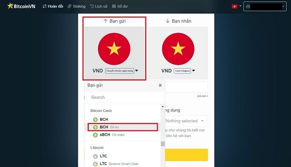 Chọn BCH (số dư)