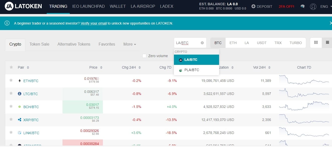 Hướng dẫn sử dụng toàn tập sàn LATOKEN 2020