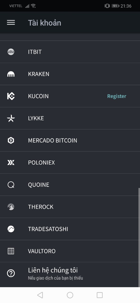 TabTrader - Hướng dẫn thành thạo app xem giá tiền điện tử