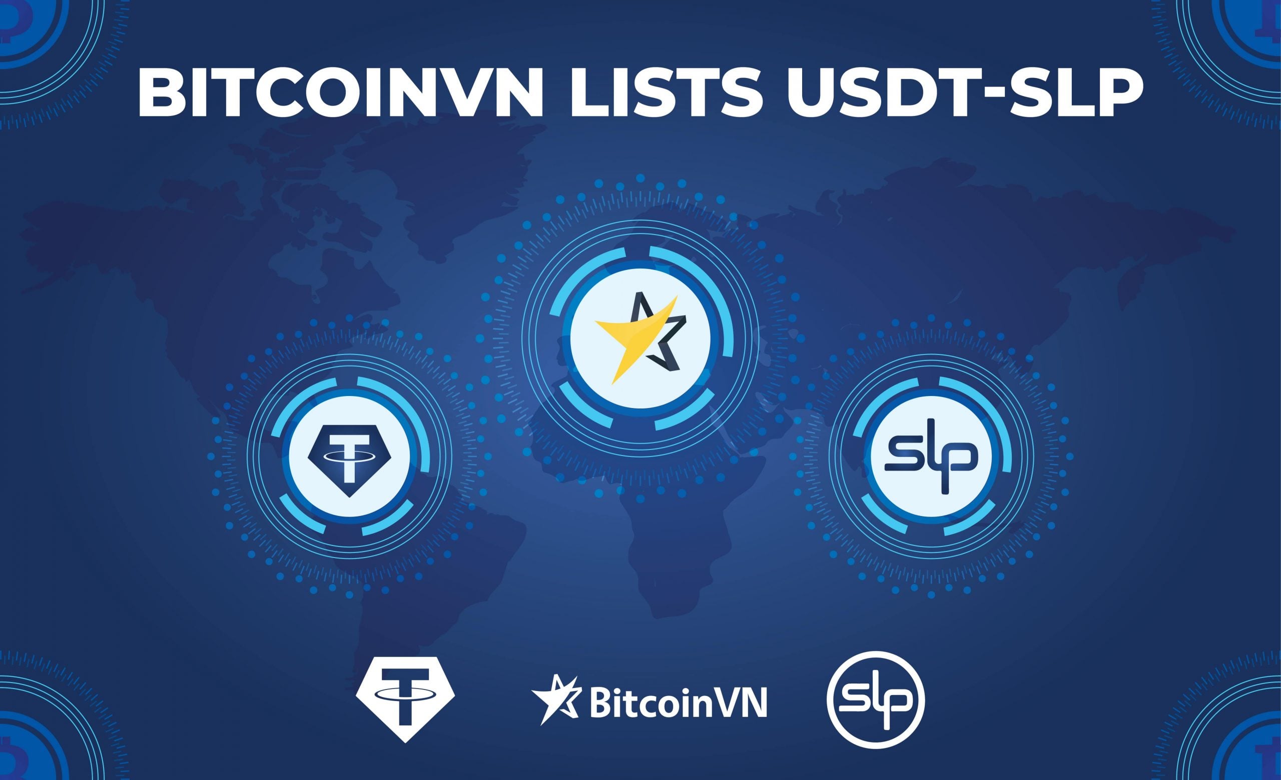 Buy and sell USDT on SLP in Vietnam - BitcoinVN lists USDT-SLP