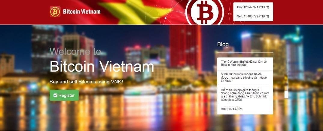 The very first version of BitcoinVN - launched to the public in Quarter 1 / 2014