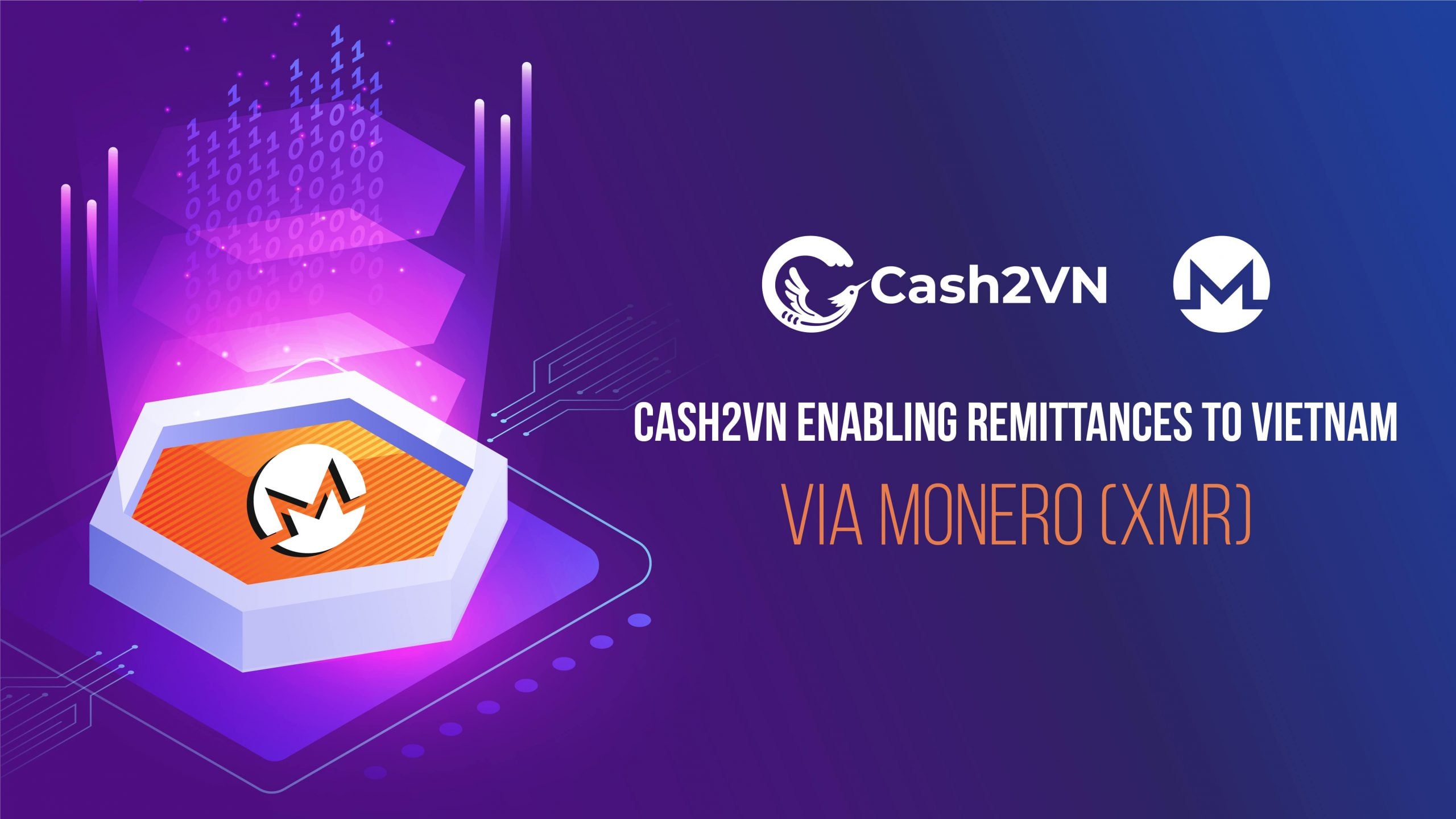 Cash2VN enabling Remittances to Vietnam via Monero (XMR)