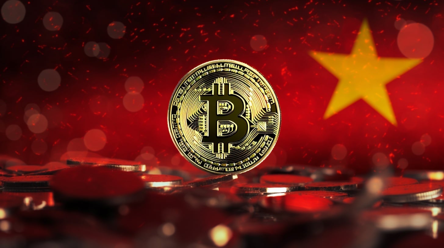 Bitcoin and Vietnamese Flag