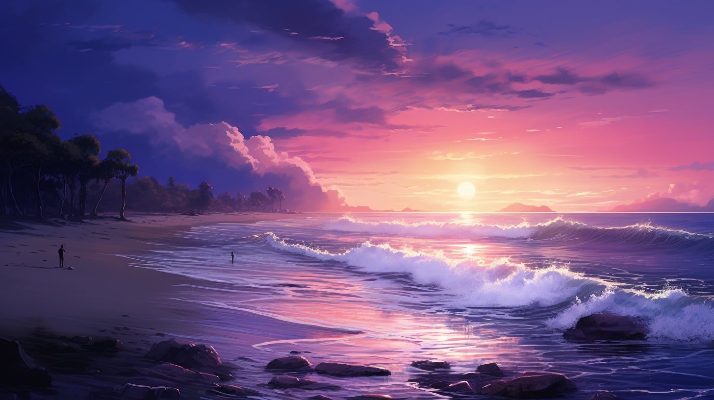 Sunset at Vietnamse Beach