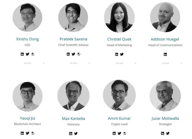 Một số thành viên của Zilliqa