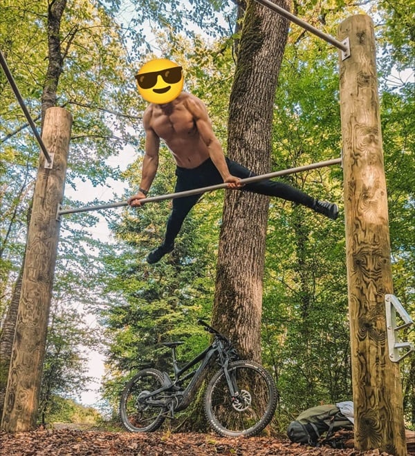 Stack in his natural habitat - showing off the results of a disciplined low-time preference approach to life
