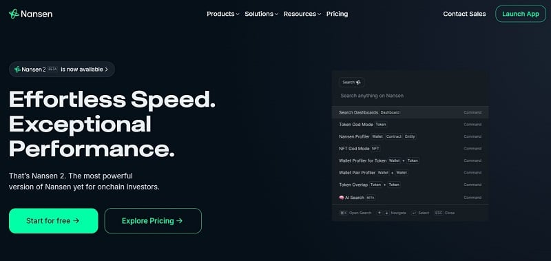 Nansen giúp nhà đầu tư theo dòi dòng tiền
