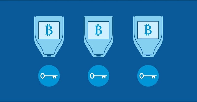 Bạn có thể tự mình thiết lập ví multisig bằng một số ví phần cứng