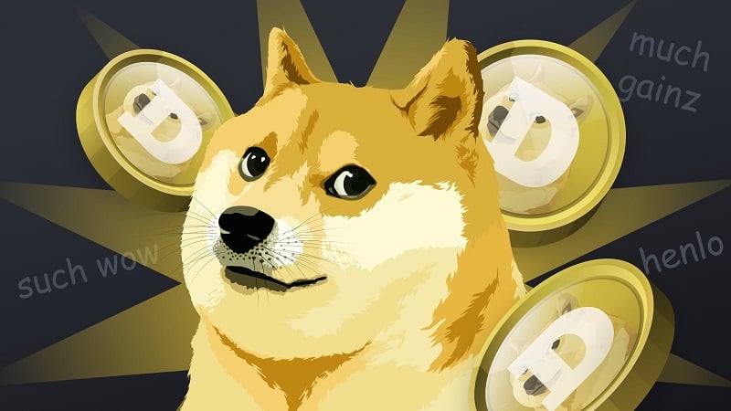 DOGE hiện đang đứng đầu trong nhóm memecoin về vốn hóa thị trường