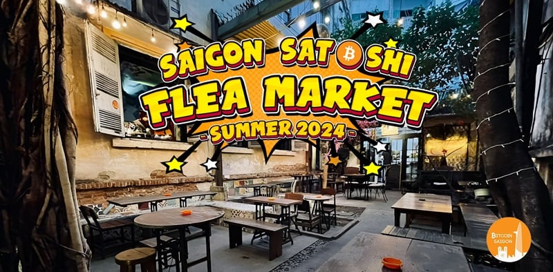 BitcoinVN at Satoshi Flea Market Saigon!