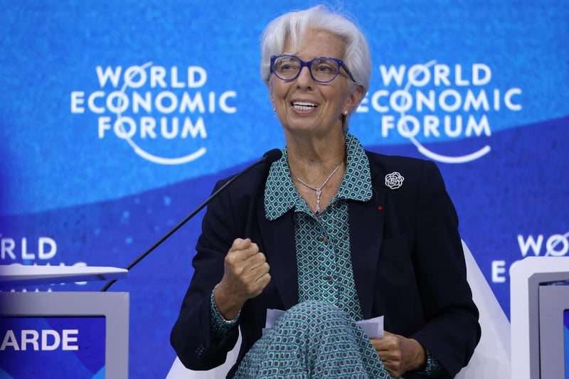 Bà Christine Lagarde (Chủ tịch Ngân hàng Trung ương Châu Âu) hào hứng với tương lai của đồng €uro
