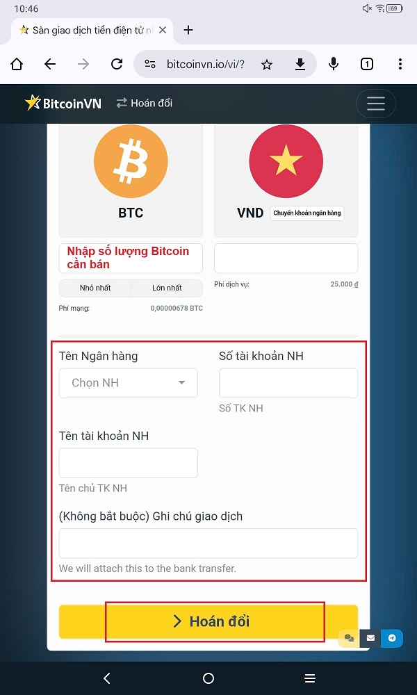 “Hoán đổi” để thanh toán