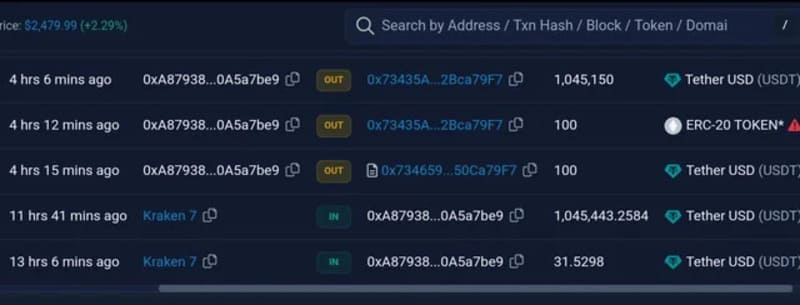 Kẻ lừa đảo đang dùng các địa chỉ ví gần giống để đánh lừa người dùng