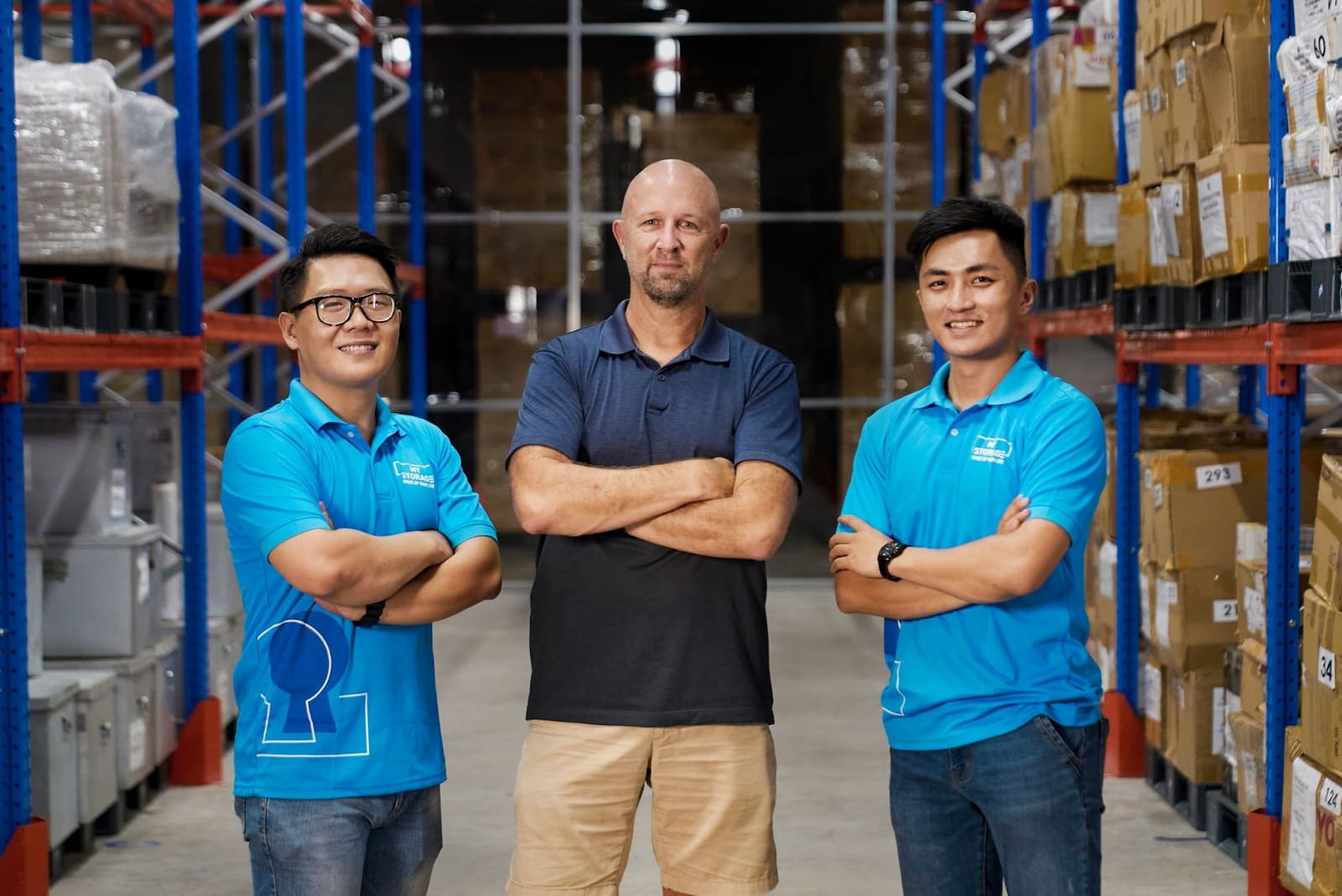 Anh Aric Austin và các cộng sự tại MyStorage