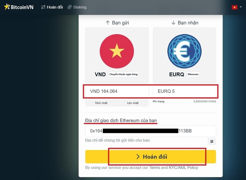 “Hoán đổi” để giao dịch