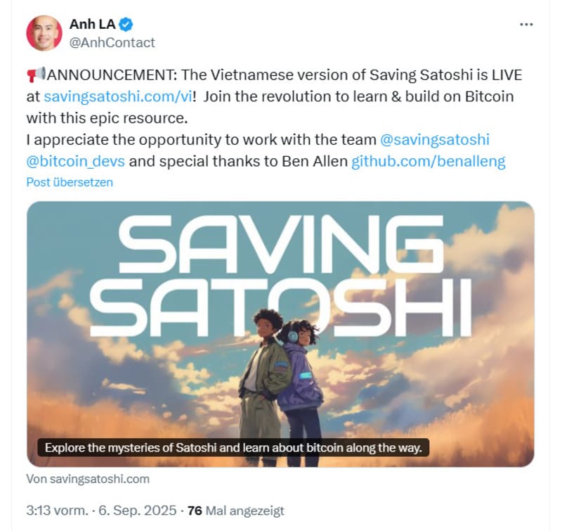 Saving Satoshi (free RPG) - the Vietnamese version