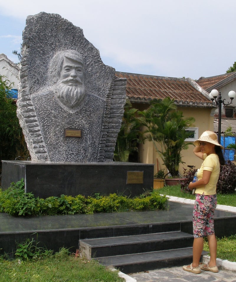 Polish traces in Vietnam - memorial statue of Polish conservationist Kazimierz “Kazik” Kwiatkowski in Hội An Ancient Town 