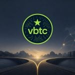 VBTC identity on a dark BitcoinVN editorial background, symbolizing its transition after 12 years from Vietnam's domestic exchange market toward future infrastructure.