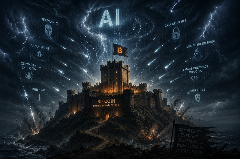 Bitcoin fortress under AI cyberthreat storm