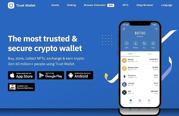 Ví Trust hỗ trợ nhiều hệ điều hành và thiết bị