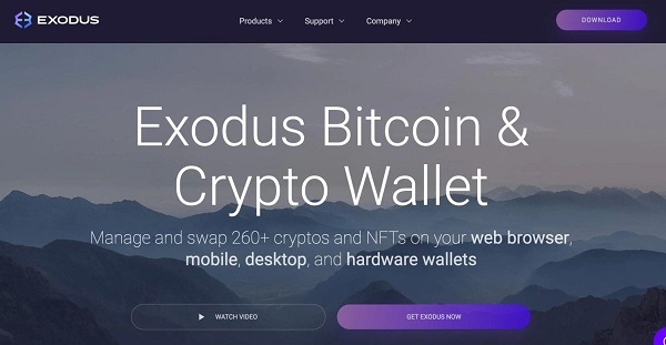 Exodus hỗ trợ lưu giữ hơn 260 loại tiền điện tử và NFT