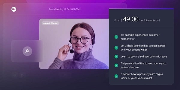 Dịch vụ hỗ trợ premium của Exodus tính phí gồm 49 đô la