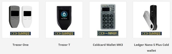 Một số loại ví cứng phổ biến hiện được bán tại BitcoinVN Shop