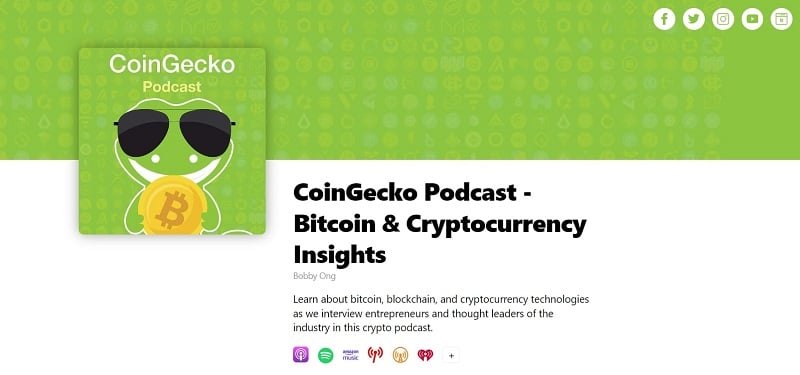 Tìm hiểu thị trường tiền điện tử thông qua CoinGecko Podcast