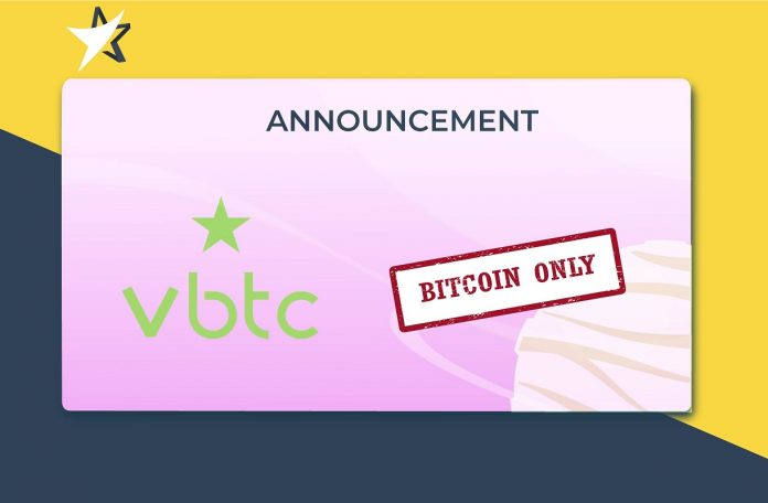 vbtc announcement VBTC announcement