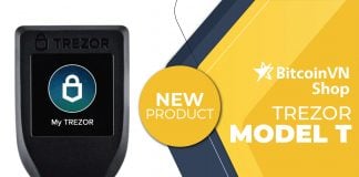 New Arrival: Trezor Model T now available in BitcoinVNShop