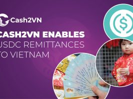 Cash2VN enables USDC remittances to Vietnam