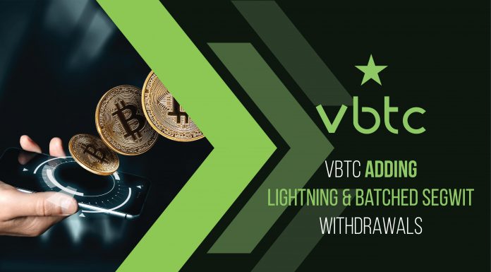 VBTC adding Lightning & Batched SegWit withdrawals