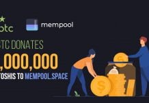 VBTC donates 1,000,000 Satoshis to Mempool.Space