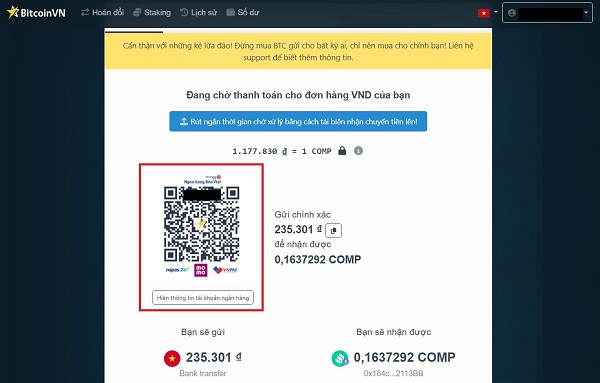 Quét mã QR và thanh toán