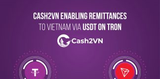 Cash2VN enabling Remittances to Vietnam via USDT on Tron