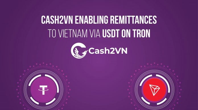 Cash2VN enabling Remittances to Vietnam via USDT on Tron