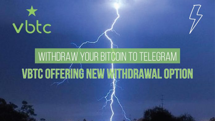 withdraw-your-bitcoin-to-telegram-vbtc Withdraw your Bitcoin to Telegram - VBTC offering new withdrawal option
