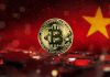 Bitcoin and Vietnamese Flag