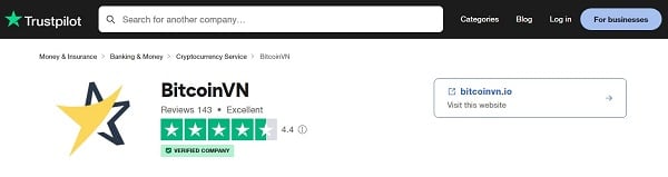 BitcoinVN customer reviews on Trustpilot