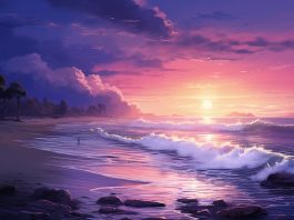 Sunset at Vietnamse Beach